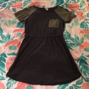 Women’s Dark Grey T-Shirt Dress
